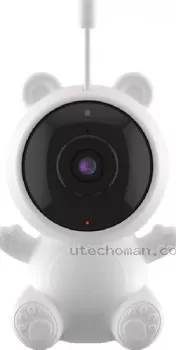 Powerology Wi-Fi Baby Camera Monitor Your Child in Real-Time - White | PSWBCWH